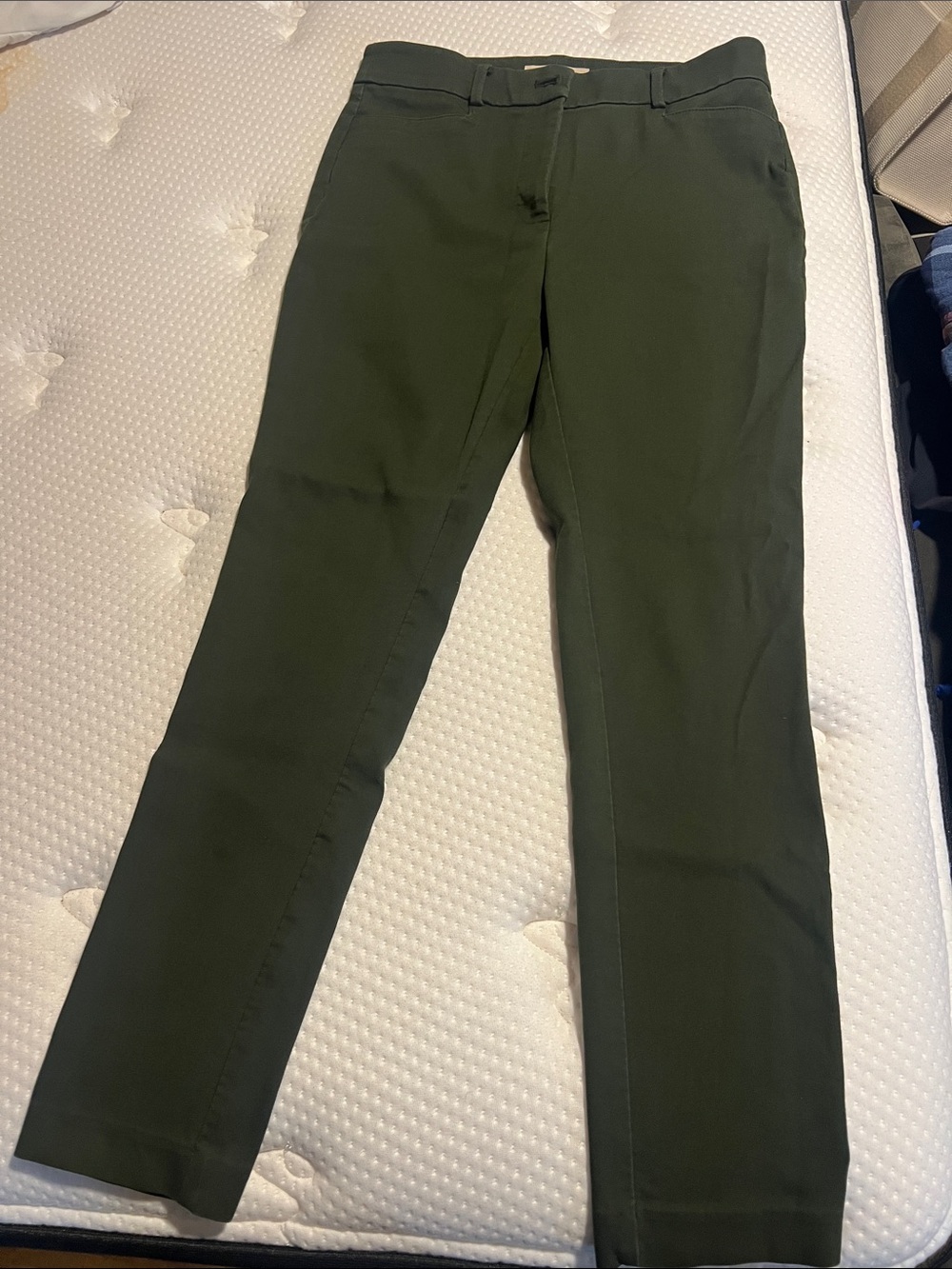 LOFT Olive Straight Leg Jeans